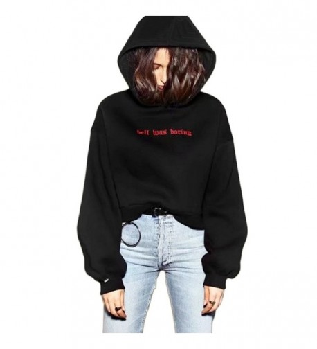 GerminateFashion Cropped Hoodies Pullover Sweatshirts