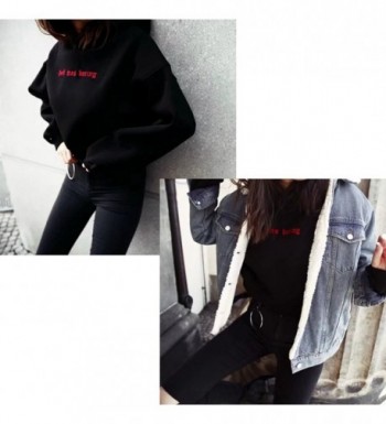 Black Cropped Hoodies Pullover Women Tumblr Sports Baggy Sweatshirts ...