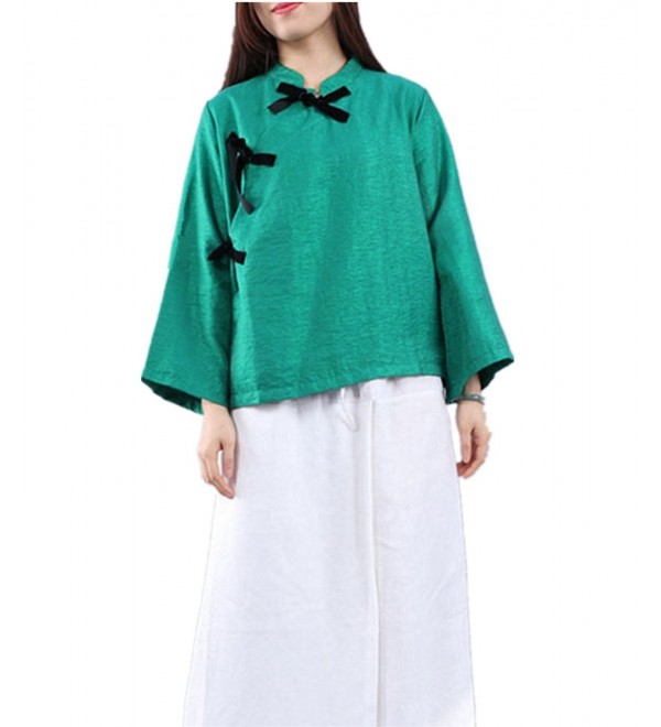 Blouse Collar Chinese Chi Pao Hemline